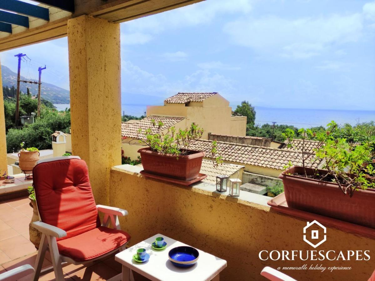 Mira El Mar By Corfuescapes Villa Barbáti Eksteriør bilde